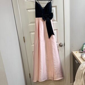 Xtraordinary Black and Pink Formal Dress